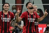 „AC Milan“ ir „AS Roma“ komandos vietiniame čempionate šventė triuškinamas pergales