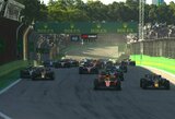 Brazilijoje – M.Verstappeno pergalė sprinto lenktynėse ir drastiškai kritęs L.Hamiltono greitis