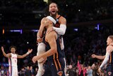 Chaotiškoje mačo pabaigoje – dramatiška „Knicks“ pergalė