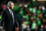 Portugalijos rinktinės treneris F.Santosas po pralaimėjimo davė pažadą: „Mes būsime Katare“