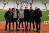 Lietuvos treneriai stažavosi Kroatijoje ir susitiko su V.Dambrausku