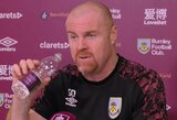 „Burnley“ sudrebino permainos: atleistas net 10 metų klubą treniravęs S.Dyche‘as