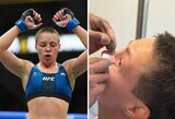 „Taigi, norite būti kovotojais?“: Rose Namajunas pašalintas vamzdelis iš akies, ragina griežtinti bausmes už dūrius