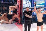5-0: likus kelioms dienoms apie kovą sužinojęs D.Norkus „užmigdė“ libanietį, lietuvio ranką į viršų kėlė pats M.Goddardas