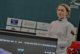 Europos jaunimo fechtavimo čempionate lietuvės neįveikė grupių barjero