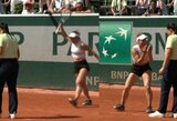 Putinceva pratrūko „Roland Garros“ turnyre: ginčas su teisėja baigėsi raketės metimu