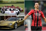 Z.Ibrahimovičiaus jubiliejus: kone šimtas svečių ir įsigytas prabangus „Ferrari“  