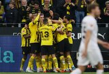 Triuškinamą pergalę iškovojusi „Borussia“ tapo „Bundesliga“ čempionato lydere