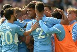 5 įvarčius pelnęs „Man City“ sutriuškino ir toliau be taškų šiame sezone liekantį „Arsenal“ 