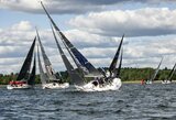 Finišavo stipraus vėjo ir sportinių iššūkių buriuotojams nepagailėjusi „Galvės taurės“ regata