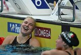 Prieš startą su R.Meilutyte į kuriozą įsivėlusi B.Pilato: „Čempionė jau beveik aiški“