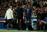 PSG treneris prakalbo apie K.Mbappe patirtą traumą: „Būtų buvę protingiau palikti aikštelę ir pasisaugoti“