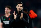 M.Arteta apie triuškinančią pergalę prieš PSV: „Tai suteikia daug džiaugsmo, pasitikėjimo ir tikėjimo“