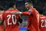 Cristiano Ronaldo pelnė dar vieną įvartį, o portugalai išvargo pergalę prieš vengrus