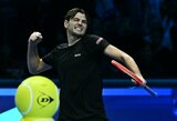 „ATP Finals“: sunkią pergalę iškovojęs T.Fritzas lauks J.Sinnerio paslaugos