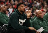 „Bucks“ aktyviai siekia išmainyti Giannį Antetokounmpo