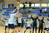 LRF supertaurę iškovojo čempionus nugalėję Klaipėdos „Dragūno“ rankininkai