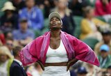 Vimbldono starte E.Svitolina įveikė iki 50-ojo gimtadienio norinčią žaisti V.Williams, nusivylusi amerikietė nepaspaudė rankos teisėjai