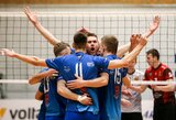 „Amber-Arlangos“ tinklininkai pirmosiose Baltijos lygos ketvirtfinalio rungtynėse nugalėjo čempionus