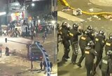 Po Argentinos pralaimėjimo – chaosas Buenos Airėse: į policininkus skriejo akmenys, dešimtys žmonių nukentėjo