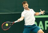 Dvi pergales per dieną šventęs R.Berankis pakartojo geriausią sezono pasiekimą