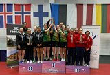 24 metus laukta pergalė: Lietuvos stalo tenisininkės vėl tapo Šiaurės Europos čempionėmis