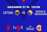 Palaikykime Lietuvos vyrų krepšinio rinktinę kartu: varžybos su Bosnija ir Hercegovina – jau šiandien