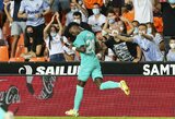 2 įvarčius per dvi minutes rungtynių pabaigoje pelnęs „Real" įveikė „Valencia" futbolininkus