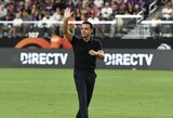 Po pergalės prieš „AC Milan“, „Barcelona“ strategas Xavi išreiškė nusivylimą dėl O.Dembele sprendimo keltis į PSG