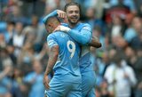 J.Grealishas pelnė įvartį, o „Man City" iškovojo triuškinamą pergalę