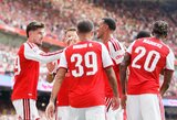 24-ą sekundę įvartį pelniusi „Arsenal“ iškovojo „Community Shield“ trofėjų
