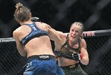 Ševčenko įrodė pranašumą prieš iki tol UFC nepralaimėjusią ir favorite laikytą Prancūzijos kovotoją bei apgynė čempionės titulą