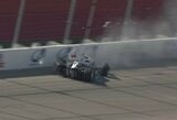 „IndyCar“ lenktynėse – J.Newgardeno avarija ir geriausias D.Malūko karjeros rezultatas