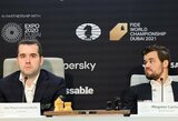 Pasaulio šachmatų čempionato finale – paslėptas Rusijos pavadinimas ir superkompiuterio pagalbos sulaukęs J.Nepomniaščij