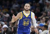 S.Curry vedama „Warriors“ įsirašė trečiąją pergalę iš eilės