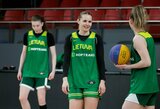 3x3 moterų krepšinio rinktinė ruošiasi atrankai į pasaulio čempionatą