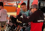 Dakaro motociklą išbandęs Karka: „Su komanda sutarėm dėl poros nustatymų korekcijų“