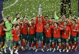 2 kartus rungtynėse atsilikusi Portugalija baudinių serijos metu įveikė Ispaniją ir laimėjo Tautų lygą 