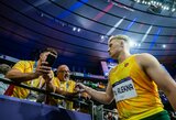 Pirmo prestižinio trofėjaus siekiantis Mykolas Alekna pagerino visų metimų rungčių atstovų rekordą