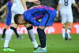 Europos lygos šešioliktfinalis: progų neišnaudojusi „Barcelona“ nesugebėjo įveikti „Napoli“, „Borussia“ namuose krito prieš „Rangers“ 
