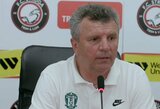V.Čeburinas: „Abejose rungtynėse su „Struga“ turėjome daugiau progų už varžovus“