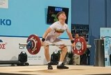 R.Asijavičius Europos jaunių sunkiosios atletikos čempionate pateko į 10-uką