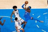 „Thunder“ dar kartą užtikrintai įveikė „Grizzlies“