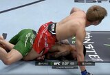 UFC: T.Taira nepralaimėjęs išliko po varžovo traumos