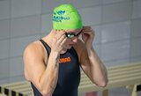 Pirmos dienos startus praleidusi R.Meilutytė galiausiai pasirodė Lietuvos pirmenybėse