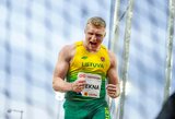 75 m riba įveikta: Mykolas Alekna antrą kartą per dieną pagerino pasaulio rekordą!