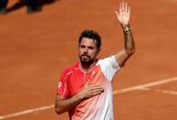 „Jaučiausi kaip namuose“: Stanas Wawrinka su ašaromis akyse paliko „Roland Garros“ turnyrą