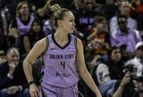 Jocytė nepakilo nuo suolo, o jos komanda patyrė pralaimėjimą