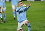 P.Fodeno „hat-trickas“ vainikavo „Manchester City“ pergalę