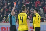 Bellinghamas buvo išvarytas iš aikštės, o „Borussia“ nesugebėjo įveikti „Freiburg“
